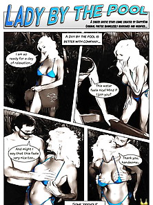 Lady By The Pool - Cheese Sex Comic