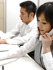 Horny Office Workers From Japan Reach Orgasm Thanks To Splendid