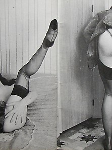 Some Vintage Upskirt Stockings Panties Magazine Photos