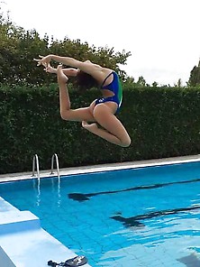 Sexy Greek Girls In Swimming Pool!