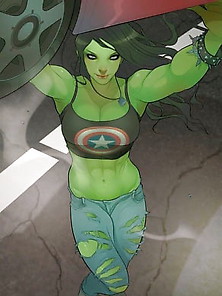 She Hulk Smash!