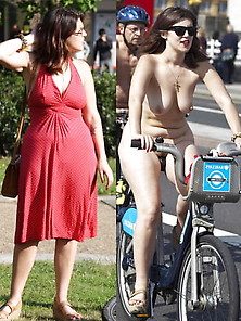 Amateur Girls Nude In Public (World Naked Bike Ride) 2
