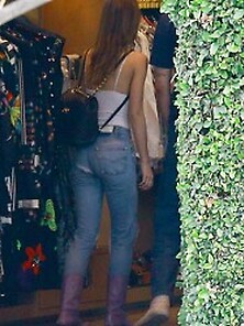 Lily Rose Depp In A Tight White Tank Top