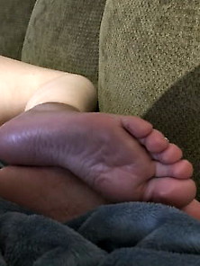 Cute Feet And Soles Closeup