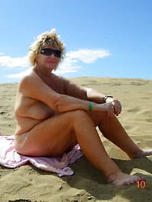 Bbw Matures And Grannies At The Beach 479