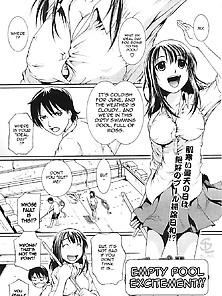 Empty Pool Excitement!! - Hentai Manga