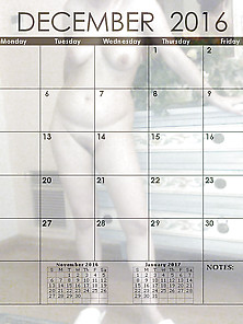 Elena's 2016 Monthly Pictorial Desktop Calendar