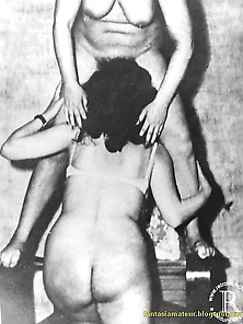 Old Vintage Sex - Lesbo Group 1930