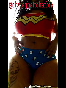 Big Booty Ghettobarbie Wonder Woman Set