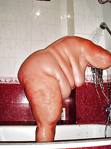 Fat Ass Granny Shower