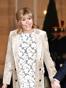 Brigitte Macron In Pantyhose