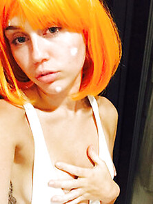Miley Cyrus Nipple Slip On Her Instagram