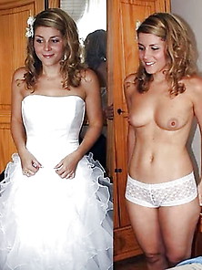 Dressed And Undressed Bride