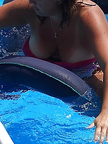 Wife In The Pool