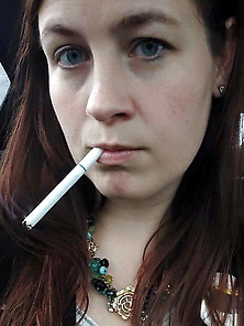 Beautiful Sarah Lucas = Sexy Smoking Beauty