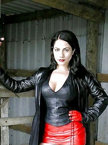 Pvc Boots Leather Latex 28