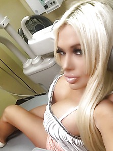 Fake Blonde Big Tits Slut Sarah