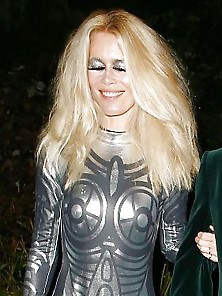Claudia Schiffer - Halloween Body Suit Costume