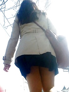 Spy Teens Mini Skirt And Nylon Romanian