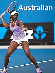 Sexy Ebony Tennis Player Sloane Stephens
