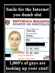 Irina Tcaciuc Exposed Webslut