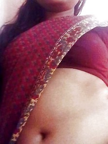 Indian Aunty Curvy Belly And Hips