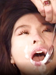Pornstarclassics - Retro Asian Nurse Eats Cum With A Spoon