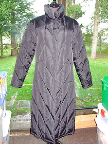 Silky Quilted Nylon Coats