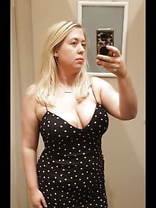 Busty Blonde Slut Dressing Up