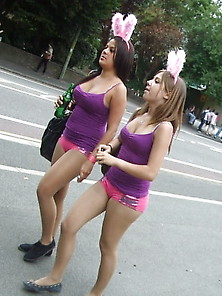 Candid Teens In Pantyhose
