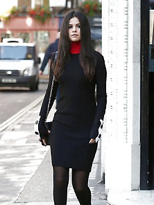 Selena Gomez Leaving Kiss Fm Studios In London