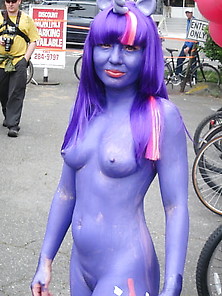 My Little Pony Nude Bodypaint And Cosplay