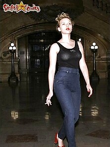 Scarlett Johansson Hot In Police Uniform
