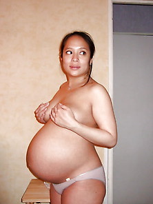 One Pregnant Prenancy Preggo Gravida Asian Delicious