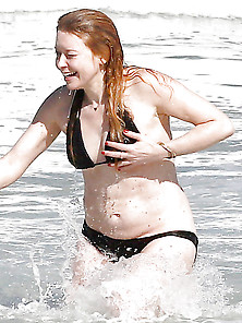 Natasha Lyonne Nip Slip At The Beach!
