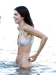 Kendall J Enner Bikini At A Beach In Greece