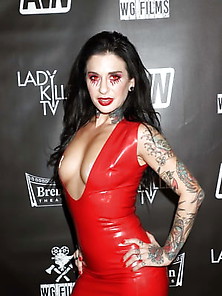 Joanna Angel In Red Latex