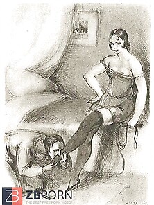 Erotic Book Illustration 13 - Dresseuses D Hommes
