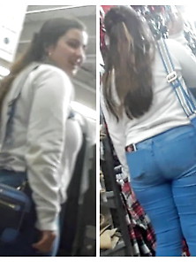 Cute Booty Thick Teen Shopping