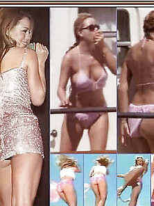 Mariah Carey Big Tits In See Thru Dress