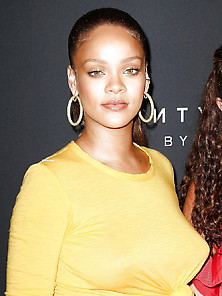 Rihanna Pokies During Fenty Beauty Launch Party (9-8-17)