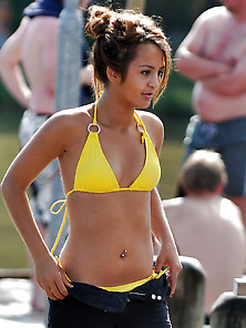 Teen In Yellow Bikini