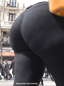Big Butt Spanish In Black Tights