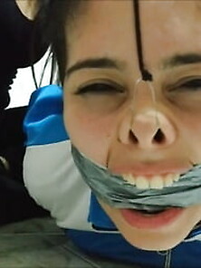 Jogger Gagged With Sweaty Socks After Her Run! - Selfgags