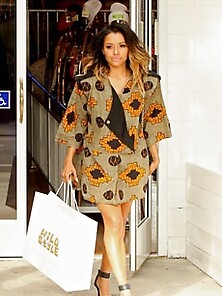 Kat Graham Sexy And Leggy While Shopping