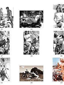 Vintage Lady's & Motor Cycles-Num-001