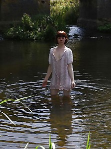 Slim Model In The River