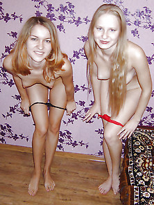 Two Girls Undressing Getting Ready For You