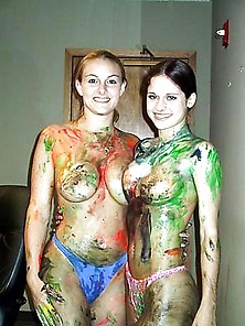 Body Paint Sexy Babes