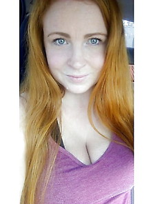 Pregnant Redhead Cutie With Twins